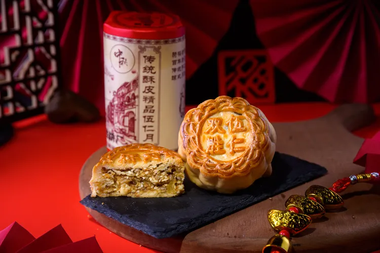 酥皮醇香五仁月饼