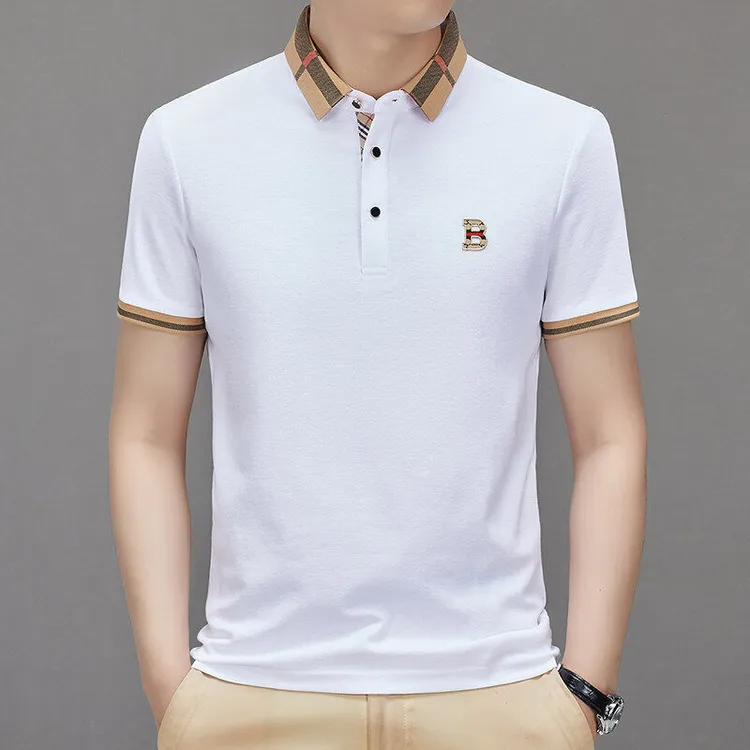 Calto Krosa夏季新款男士翻领短袖T恤男商务休闲polo衫时尚薄款男