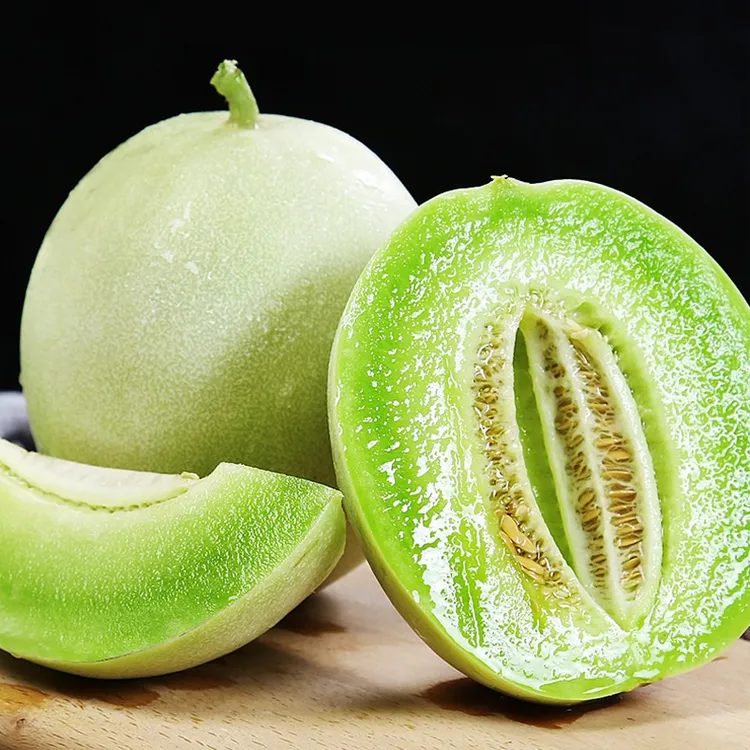 海南玉菇甜瓜新鲜水果脆甜爽口