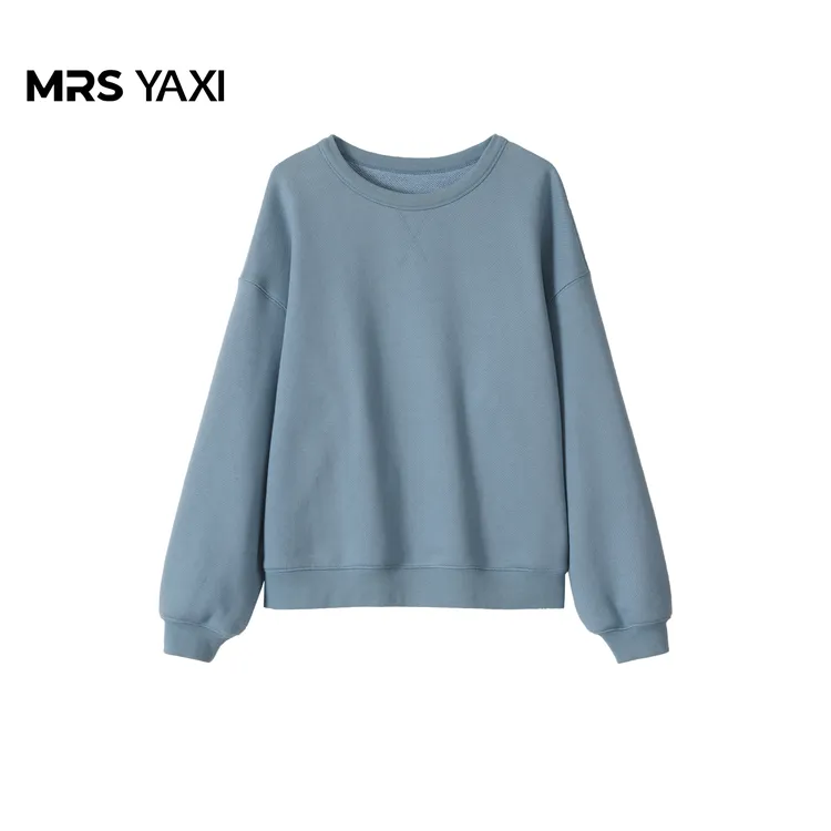Mrsyaxi纯色休闲慵懒套头卫衣YX5080801