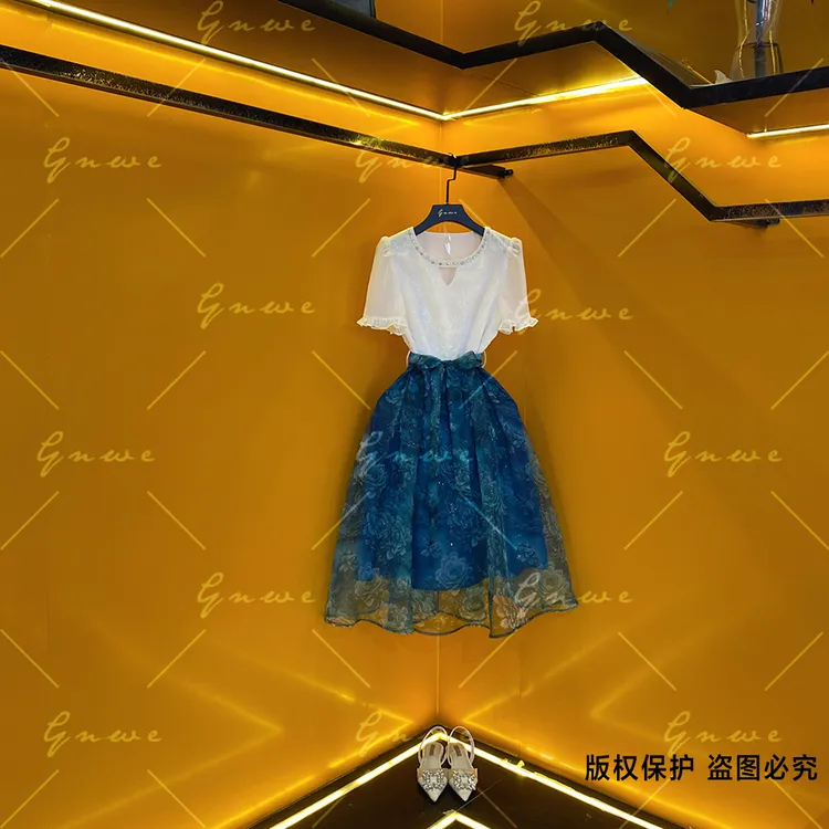【私人订制】设计师洋气显瘦法式时尚连衣裙G0728