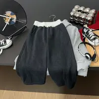 童例「25456加绒亲子白腰休闲卫裤」秋冬儿童百搭中童男女童长裤潮