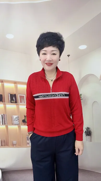 【于姐】2276早秋莱赛尔天丝半高领长袖天丝小衫