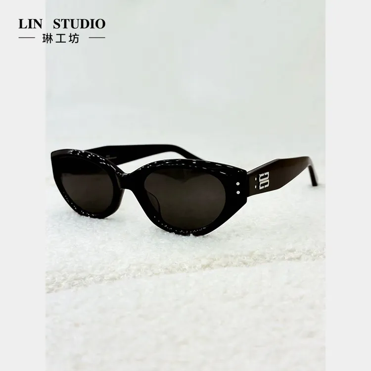 琳工坊 非金属珐琅婚庆饰品 “清映”黑色墨镜时尚唐琳设计师