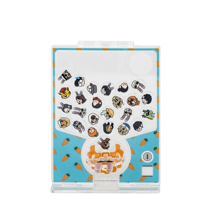 eggiscoming系列 壓克力迷你扭蛋機 紅蘿蔔款