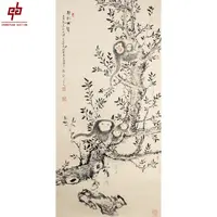 "lot7203 刘万鸣 听秋雨声 镜片 66cm*136cm约8.1平尺"