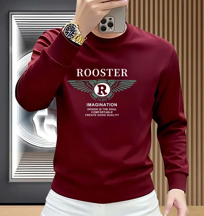 潮牌重磅圆领卫衣长袖百搭帅街头休闲秋冬季时尚男士潮流卫衣