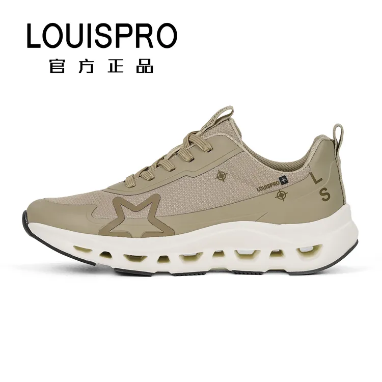 【LOUISPRO】悬浮减震科技 全地形防滑运动鞋 轻奢透气网面鞋 