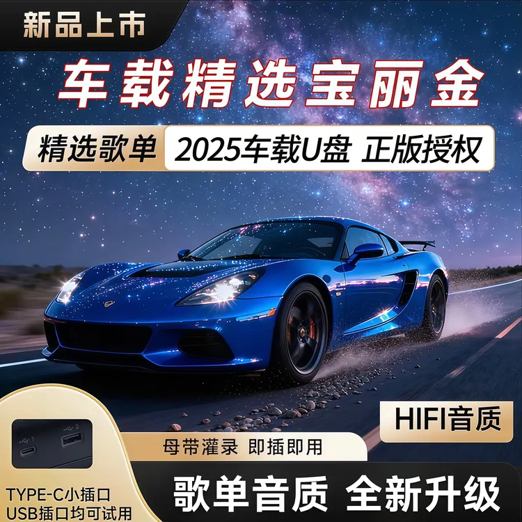 【正版授权】2025柏林之音1500高品质黑胶芯片车载U盘黑胶原声母带