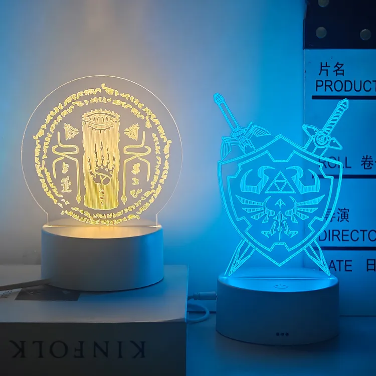 塞尔达传说周边王国之泪小凌克手办电竞摆件氛围小夜灯生日礼物