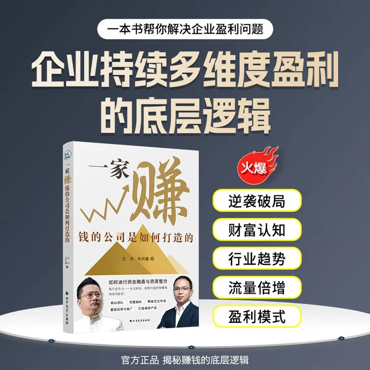 TC【王冲新书】一家赚钱的公司是如何打造的+108种变现+68集视频-JS