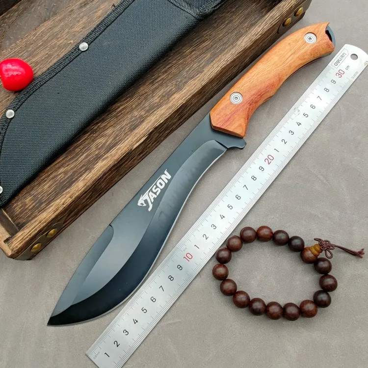 苗苗专属加厚实木手柄户外野营家用锋利厨房便携削皮露营手工高硬度水果刀