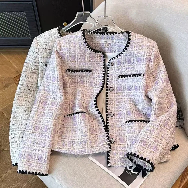 【万达百莱国际专柜】小香风外套秋季高级感时尚气质百搭短款上衣