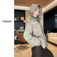 Jaajaaa川诗鸢  小众设计立领户外运动休闲连帽时尚长袖外套/XAI