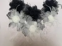 6566 薄款花领纯色韩式假领性感网红古风韩版时尚