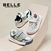 BELLE/百丽2025秋季新款男女童运动鞋透气休闲鞋跑步鞋【L5Q366】