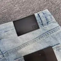 Y01 新款517版型宽松直筒蓝色百搭休闲牛仔裤夏季潮