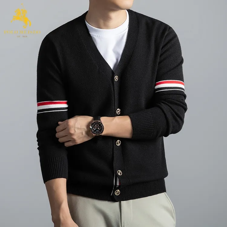 POLOMEISDO【男士痞帅慵懒开衫】男款男装外套男毛衣男士针织衫秋冬