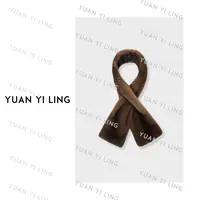袁艺灵【冬日必备】秋冬进口水貂保暖氛围感围脖