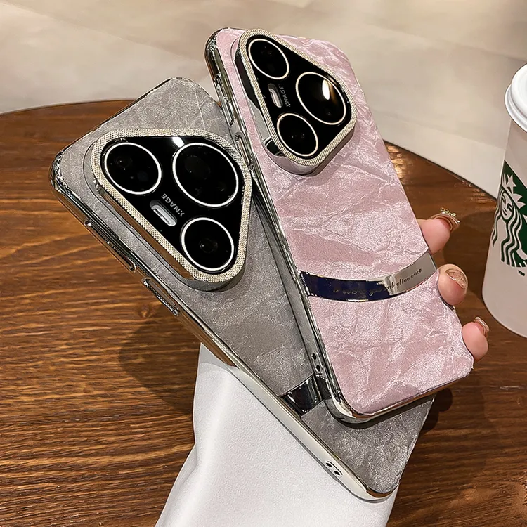 高级感丝绒适用华为pura80手机壳80Pro新款p70Pro+防摔套轻奢男女