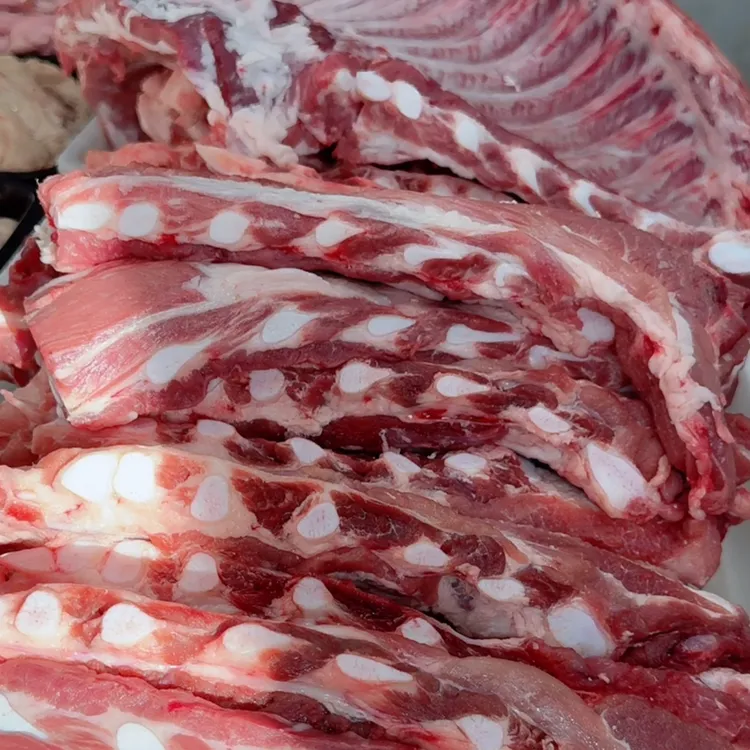 东北农家土猪胸骨排骨边5斤