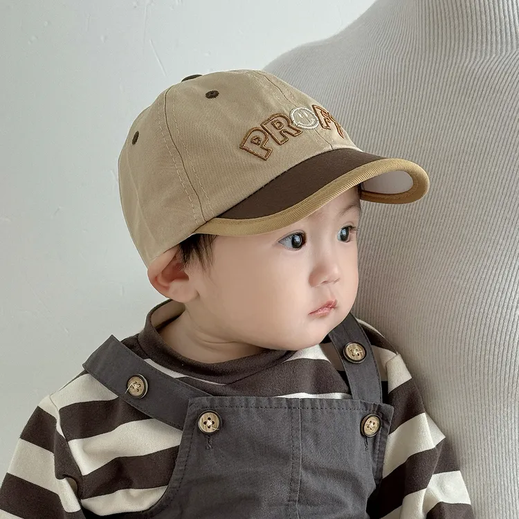 宝宝帽子秋冬季可爱韩系潮酷棒球帽外出儿童痞帅韩系男孩鸭舌帽