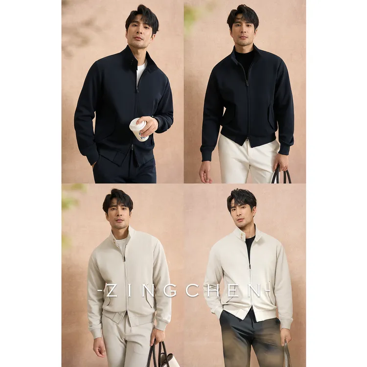 【户外运动风】ZINGCHEN秋冬男士哈灵顿G9夹克 针织立领外套套装