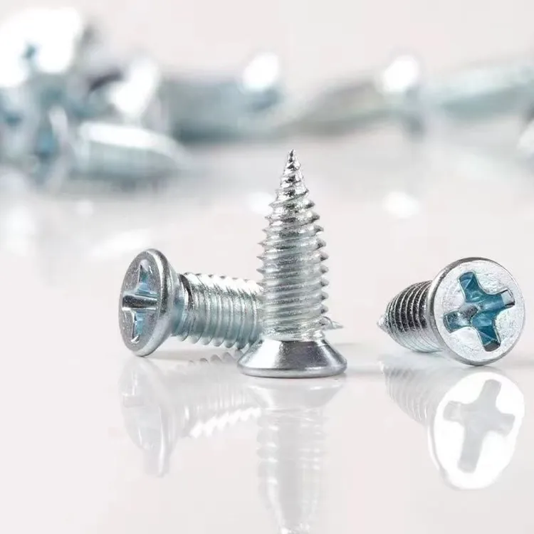 小蜜蜂高强度轻钢龙骨专用平头沉头尖尾自攻螺丝钉小胖钉螺丝细牙