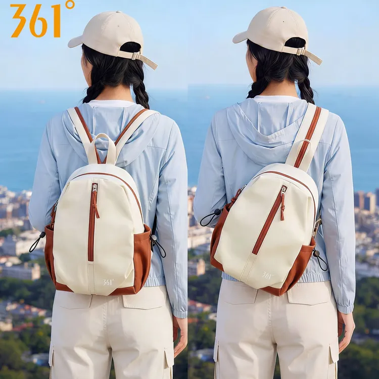 361°多功能两用胸包女户外旅行轻便小型双肩包运动登山斜挎包新款商品图