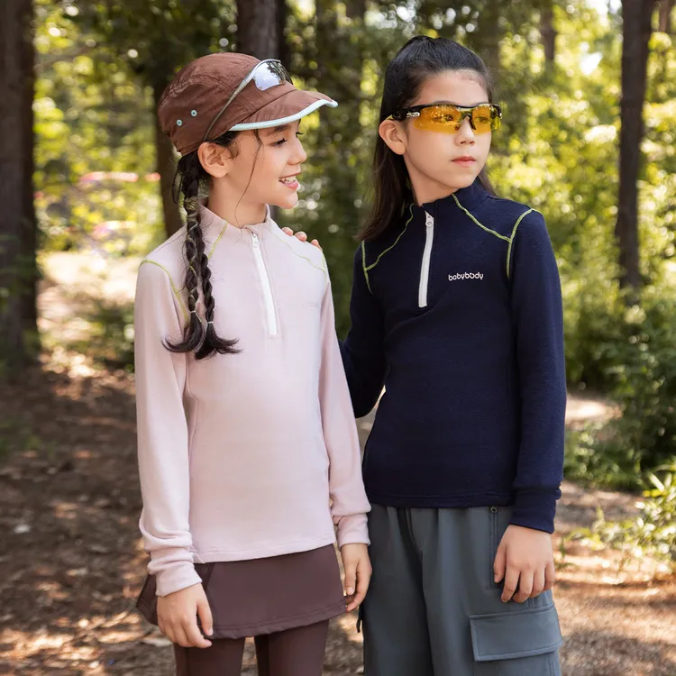 babybody2025休闲大童T恤长袖2025新款秋季新款打底衫户外BQ2760