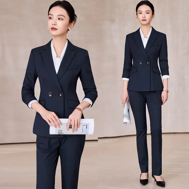 大学生面试正装套装女2025新款高级感西装外套职业工装气质工作服