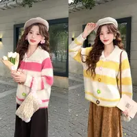 温舒敏【落日余温】复古慵懒百搭休闲百搭毛衣上衣MM2477618