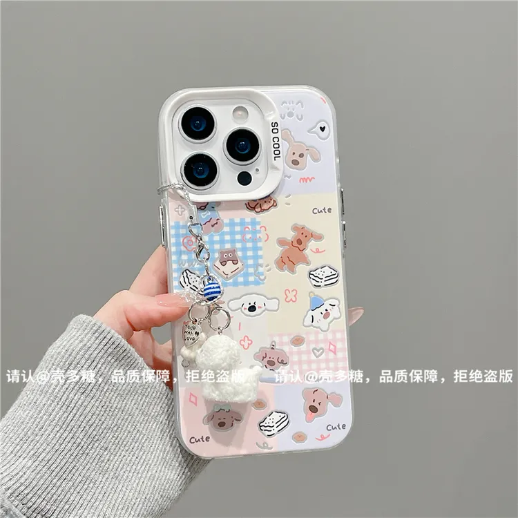 磨砂彩银适用苹果17/iPhone/华为荣耀/OPPO/VIVO/小米手机壳保护