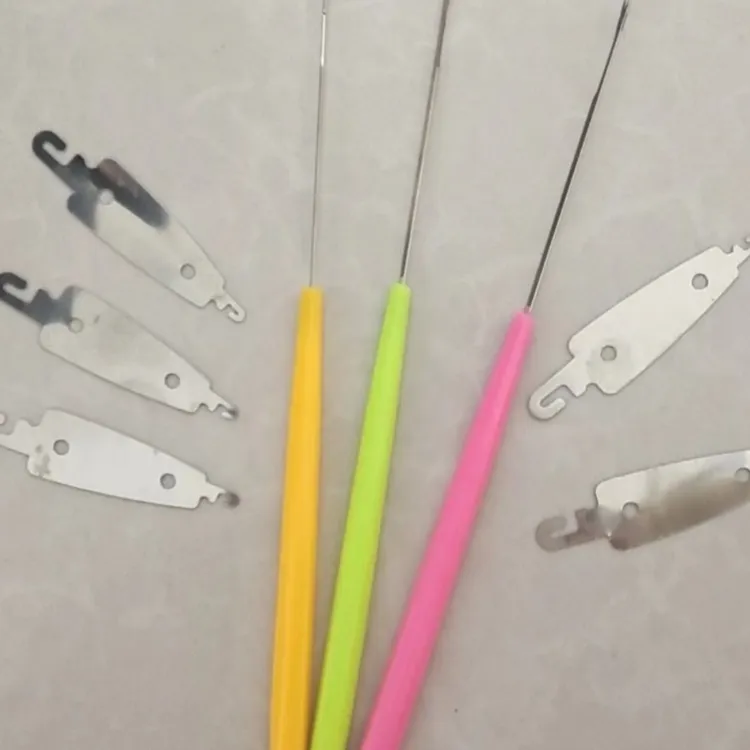 短线头收尾神器十字绣工具钩针老人穿线器(颜色随机)