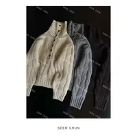 SEER CHUN“三色麻花”羊毛衫 60424