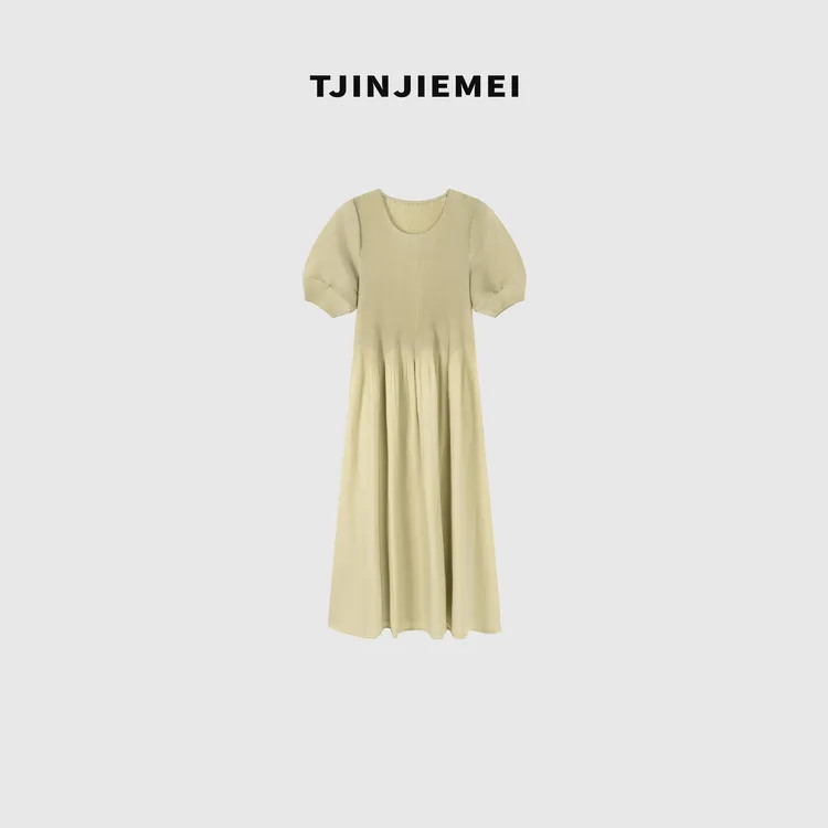 T井姐妹【青柠】气质休闲显瘦轻奢百搭连衣裙LYQ2504-A52L176