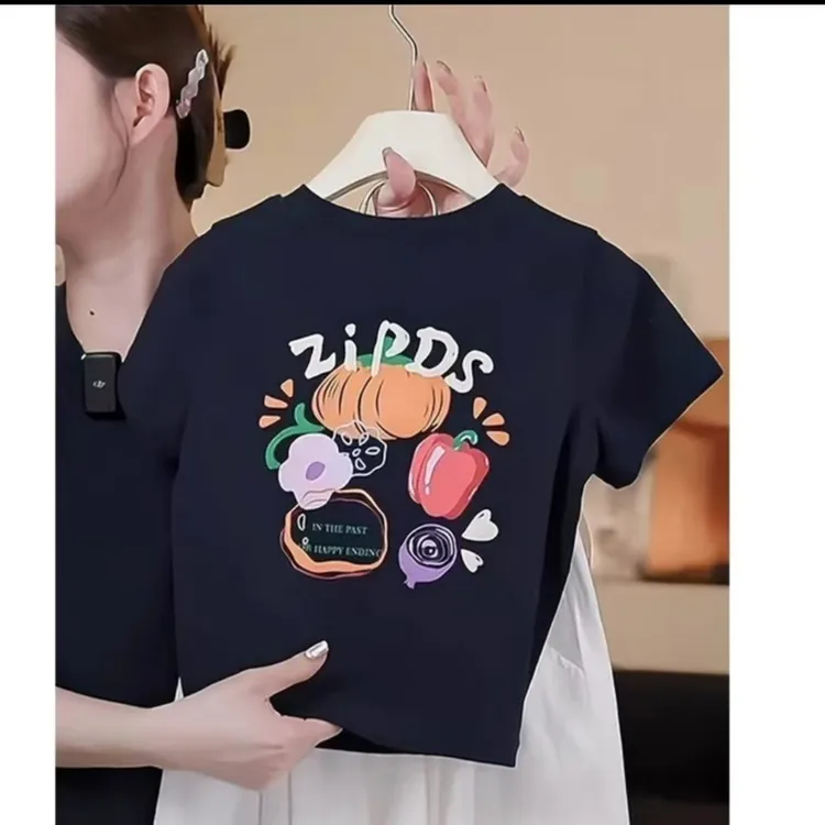 女童短袖T恤2025夏季新款儿童上衣