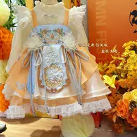 【群撑灯可脱卸】汉服女童2025新款儿童洛丽塔套装Ki-1038