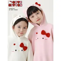 YOEHYAUL/幼悠幼悠【可爱KT】秋贰波立体蝴蝶结休闲女童卫衣 CD2080