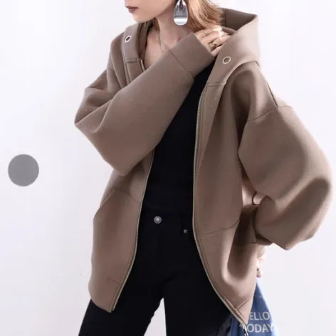 新店福利秋冬新款 开衫拉链卫衣女韩版宽松显瘦时尚ins卫衣女潮上
