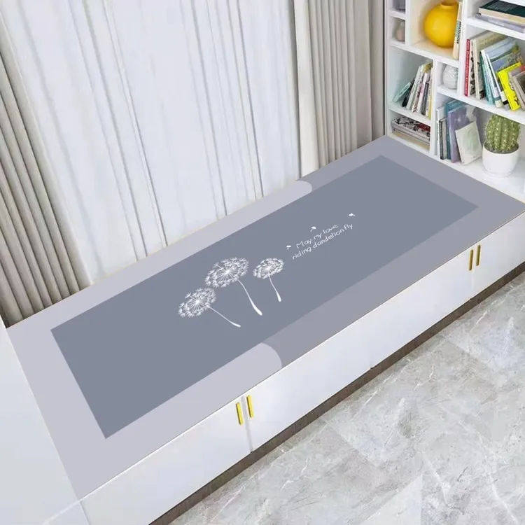 免洗可擦防水防滑四季通用自由裁剪窗台飘窗垫定制阳台榻榻米坐垫