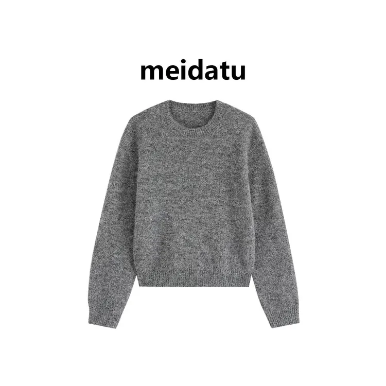 美哒兔（灰色空间）慵懒风软糯时髦毛衣（小个子版）CM980-27H