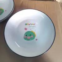 两个装  小恐龙盘超萌韩版陶瓷餐具高颜值盘子
