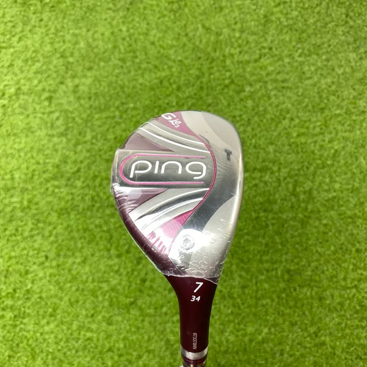 PING GLe2女士高尔夫铁木杆 7号鸡腿 34度 原装L