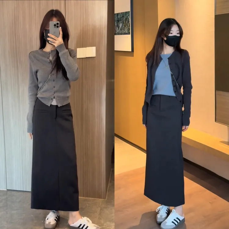秋装小众炸街高级感入秋一整套衣服洋气裙子套装女时髦气质两件套