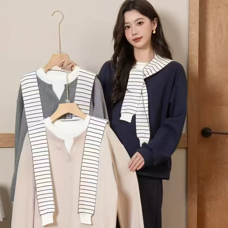 高品质孕妇套装上衣裤子配套三件套