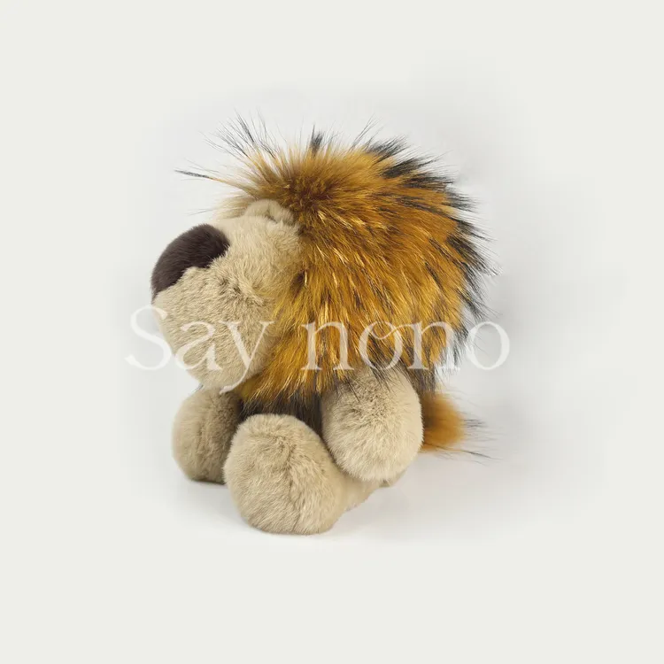 懒猫nono│Saynono大狮子獭兔+貉子毛钥匙扣GR6571MY
