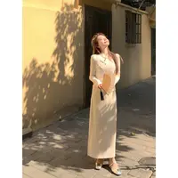 切糕【不负韶华】小个子女针织气质新中式小众洋气显瘦温柔套装