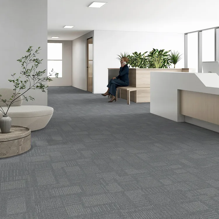 商用加厚阻燃方块地毯适用于办公室会议室酒店客厅卧室大面积满铺