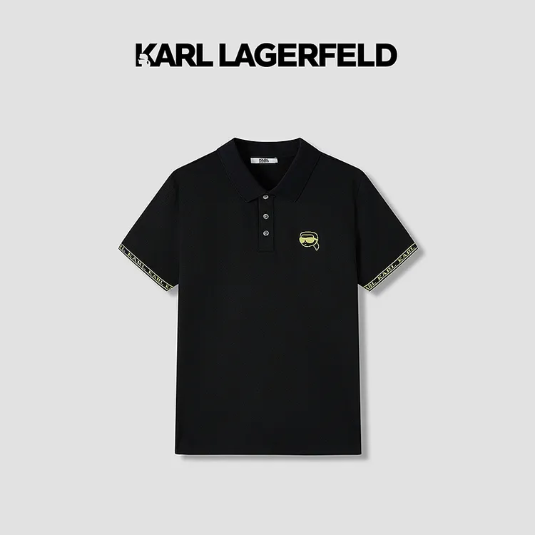 【官方男装】KARL LAGERFELD卡尔拉格斐短袖POLO老佛爷M22X2045